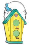 WHIMSICAL BIRDHOUSE